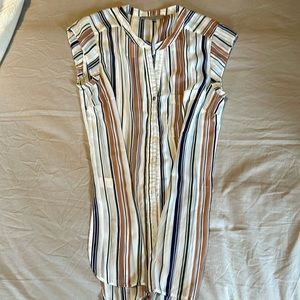 Daniel Rainn Sleeveless Blouse Striped